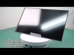 10.1 ইঞ্চি টিএফটি ডিসপ্লে স্ক্রিন 800 * 1280 পিক্সেল সহ TFT LCD ডিসপ্লে প্যানেল উজ্জ্বলতা 350 নিট সহ